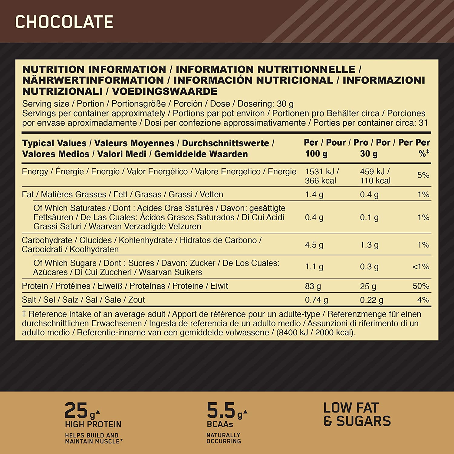 Gold Standard 100% Isolate (EU) | Informed Choice